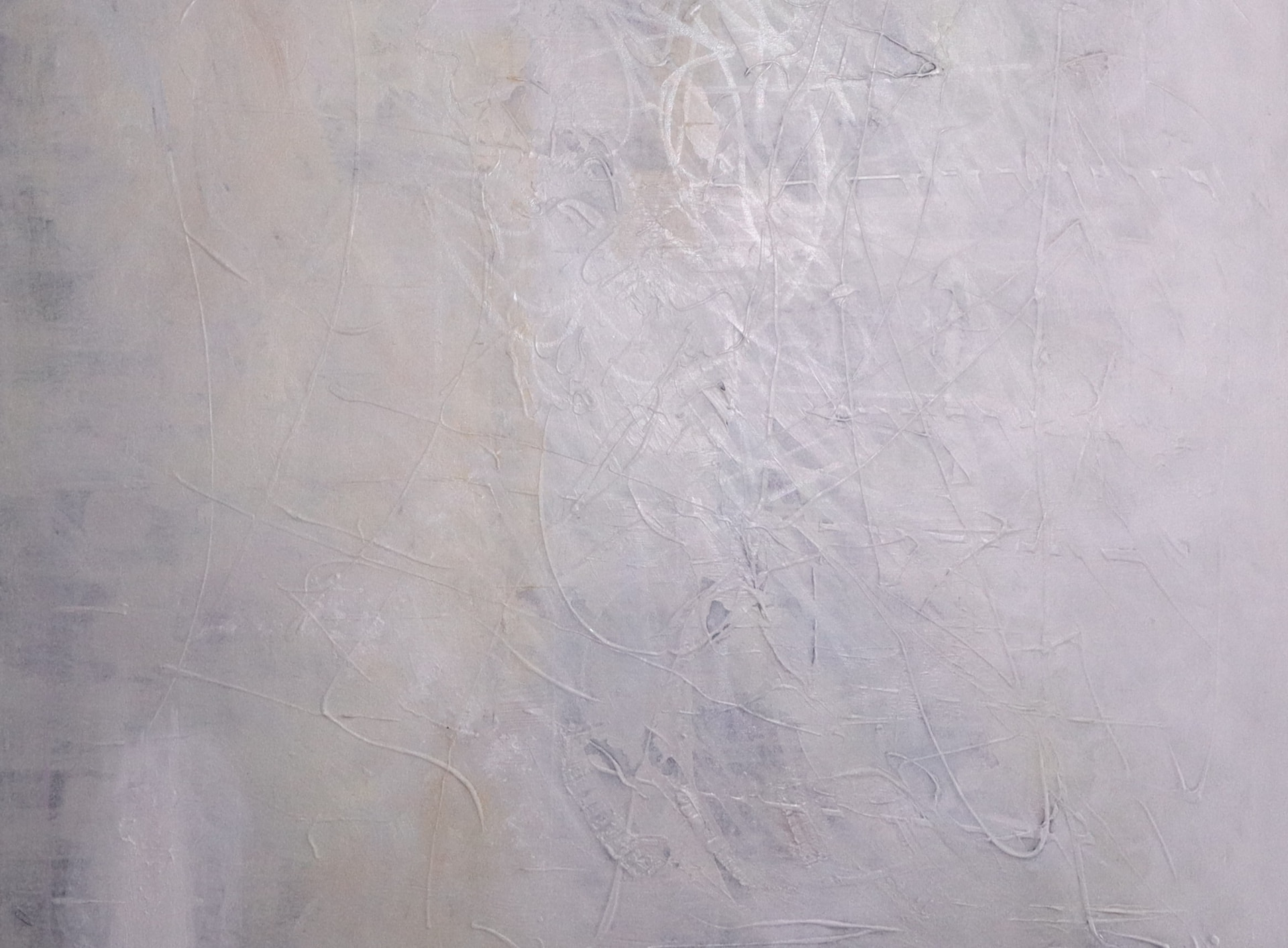 Weight — close-up detail of layered white, cream, and faint graphite marks