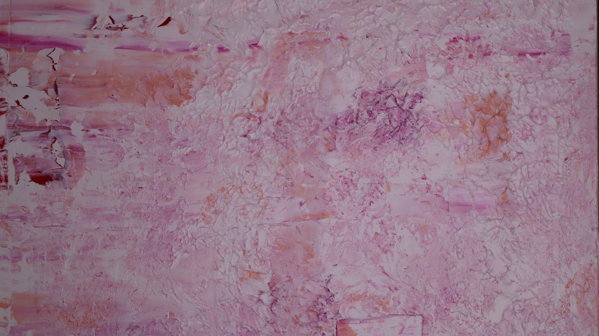Blanche — close-up detail showing thick impasto texture